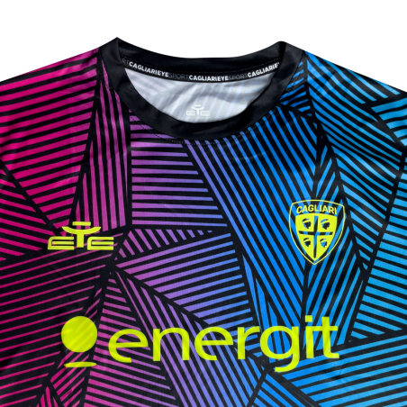 T-SHIRT PRE GARA TEAM CAGLIARI CALCIO 25/26